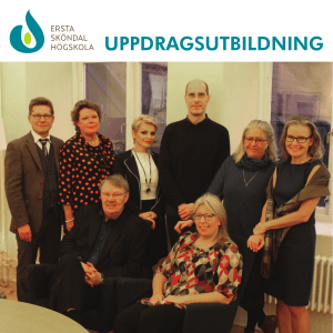 uppdragsutbildning - Ersta Sköndal högskola