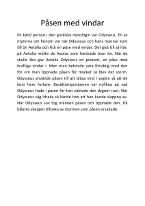 Påsen med vindar En känd person i den grekiska mytologin var