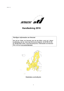 intrastat i sverige