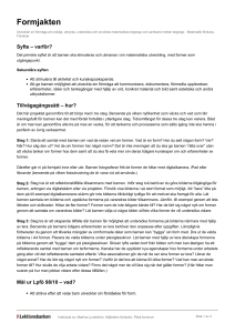 Formjakten - Lektionsbanken