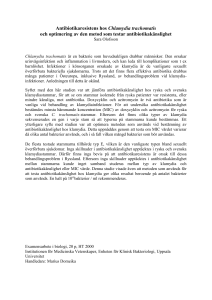 Antibiotika resistens hos Chlamydia trachomatis