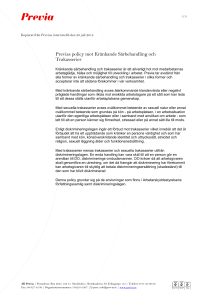 Policy- kränkande särbehandling