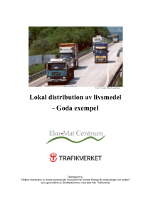 Lokal distribution av livsmedel