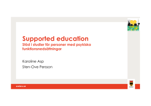 Supported education