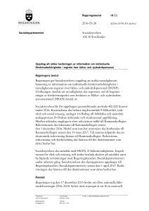 Regeringen ger Socialstyrelsen i uppdrag att utöka