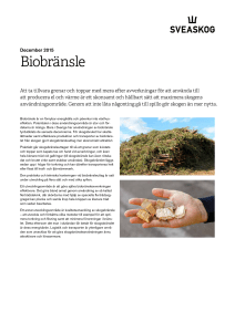 Biobränsle