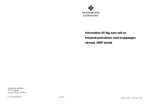 DIEP-lambå - Akademiska sjukhuset