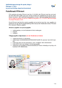 Fotoförsett FPA-kort