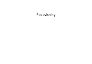 Redovisning