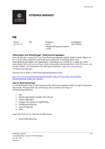 Information om lagändring Diskrimineringslagen