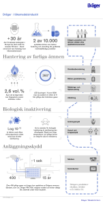 Anläggningsskydd Hantering av farliga ämnen Biologisk inaktivering
