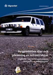 Ryggradslösa djur och planering av infrastruktur