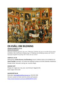 FREDAG 20 MARS KL 19-22 MEDELHAVSMUSEET Begreppet