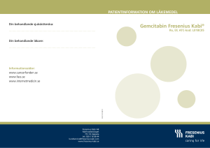 Gemcitabin Fresenius Kabi®