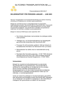 Delårsrapport