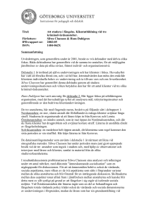 Att studera i fängelse. Klientutbildning vid tre kriminalvårdsanstalter