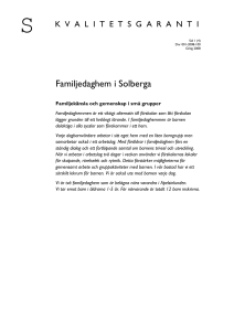 Familjedaghem i Solberga