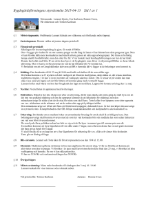 Styrelsemöte 2015 04 13