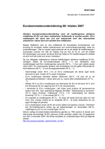 Eurobarometerundersökning 68: hösten 2007