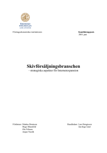 Skivförsäljningsbranschen
