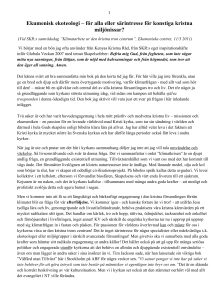 Per Larsson Ekumenisk ekoteologi 110311