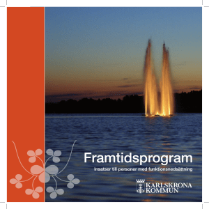 Framtidsprogram - Karlskrona kommun