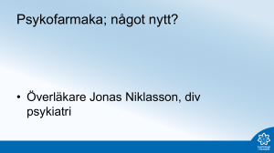 TLV genomgång antidepressiva