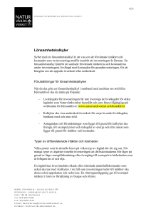 Lönsamhetskalkyler