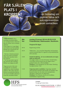 får själen plats i kroppen? - HFS