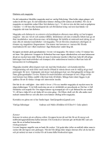 Diabetes och magsjuka En del människor likställer