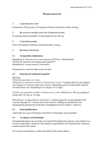 Pentacarinat powder for solution for injection or infusion nebuliser