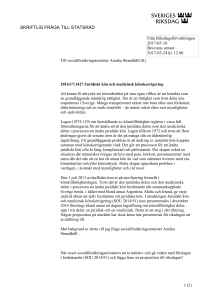 2016/17:1427 Juridiskt kön och medicinsk könskorrigering