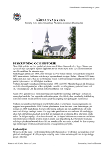 särna nya kyrka beskrivning och historik