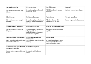 News in Levels - Linghedarna 4-5-6