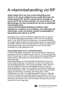 Information om A-vitaminbehandling 2017