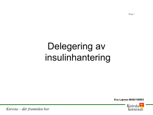 Power Point insulinhantering