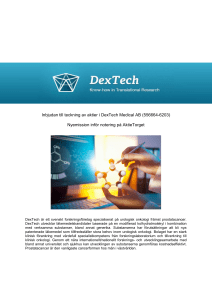 prospekt - DexTech Medical