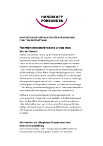 Konvention om rättigheter för personer med funktionsnedsättning