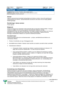 Riktlinje Infektionsverktyget