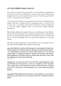 Inspiration till förbön från Bibeln