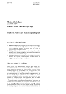 Mat som mänsklig rättighet