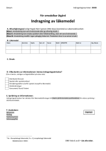 Indragning av läkemedel
