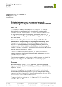 Slutredovisning av regeringsuppdraget angående kunskapshöjande