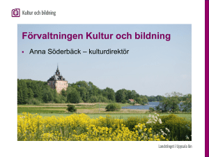 Kultur o bildning