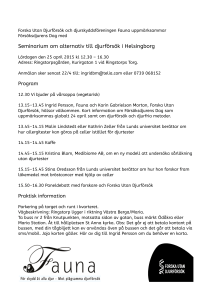 Seminarium om alternativ till djurförsök i