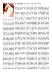 Cracked tooth syndrome treatment - Tandbro