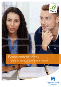 Bemötandehandbok - Upplands Väsby kommun