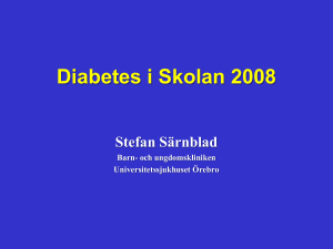 Diabetes i Skolan 2008