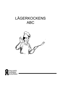 lägerkockens abc - Finlands Svenska Scouter
