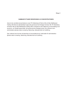 Bilaga 5 Sammanfattande beskrivning av